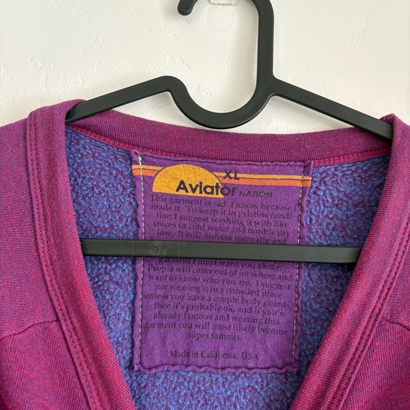 Aviator Nation Bolt Fade Sweatshirt Purple Orange
Size XL - Picture 6 of 8